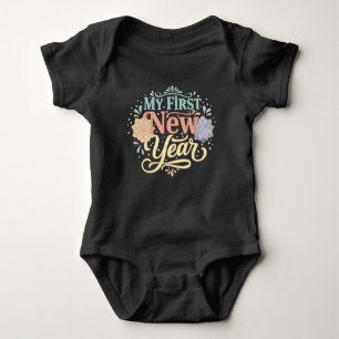 My First New Year 2026 Baby  Cute New Year outfit Baby Bodysuit