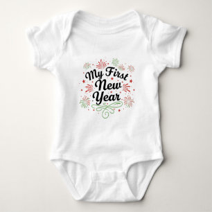 My First New Year 2026 Baby  Cute New Year outfit Baby Bodysuit