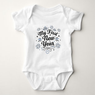 My First New Year 2026 Baby  Cute New Year outfit Baby Bodysuit