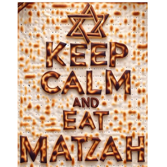 My first Passover - Keep calm and eat Matzah Matzo Baby Bodysuit (Keep cal and eat Matzah - Special 2024 passover edition)