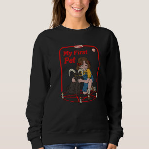 My First Pet Vintage Horror Goth Occult Childgame Sweatshirt
