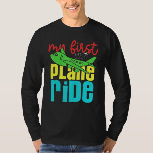 My First Plane Ride My 1st Flight Airplane T-Shirt