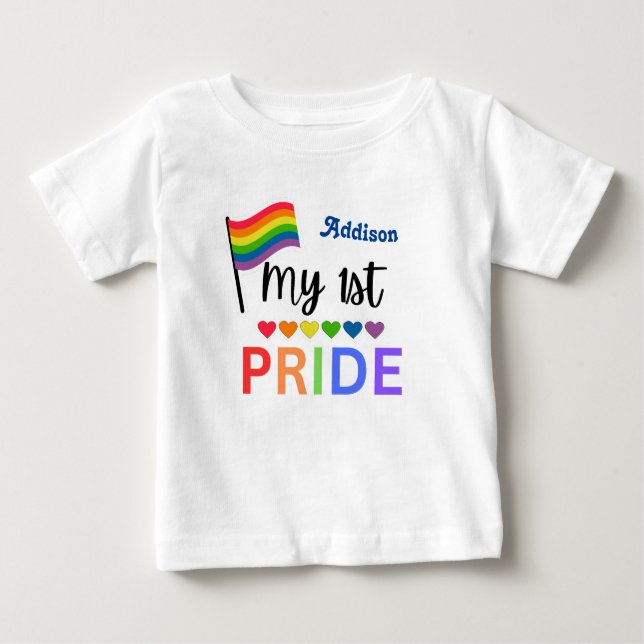 My first Pride for babys Gift ideas Baby T-Shirt (Front)
