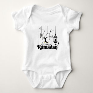my first ramadan  baby bodysuit