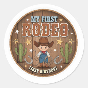 My First Rodeo Baby Sticker