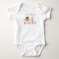 My First Rodeo Birthday Girl 1st Cowboy Western