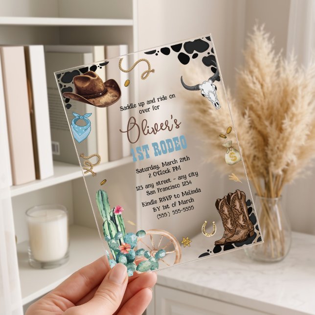 my first rodeo Birthday invitation (Creator Uploaded)