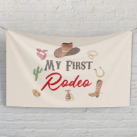 My First Rodeo Cowboy 1st First Birthday