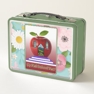 My First School Year Metal Lunch Box