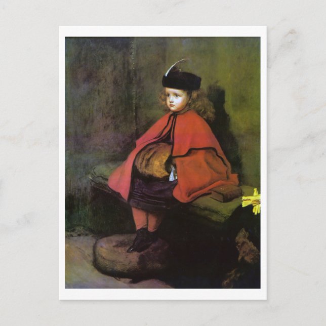 My First Sermon, John Everett Millais Postcard (Front)