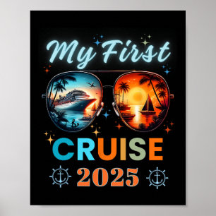 My First Ship Cruise Vacation 2025 Family Trip Gir Poster