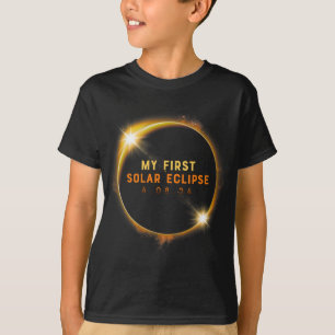My First Solar Eclipse Boys Girls 2024 Solar Eclip T-Shirt