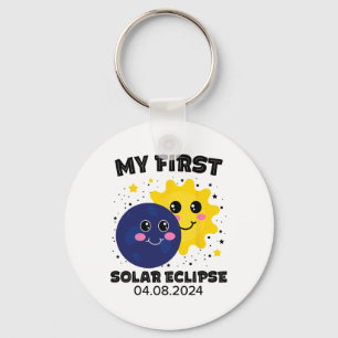 My First Solar Eclipse Toddler Boys Girls 2024 Sol Key Ring