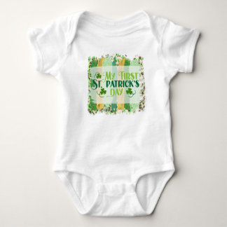 My First St. Patricks Day  Baby Bodysuit