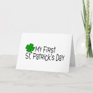My First St Patricks Day Card