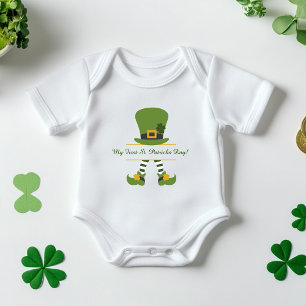 "My First St. Patrick's Day" Custom Baby Bodysuit