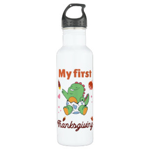 My first Thanksgiving 710 Ml Water Bottle