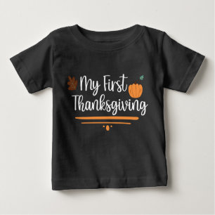 My First Thanksgiving Baby T-Shirt