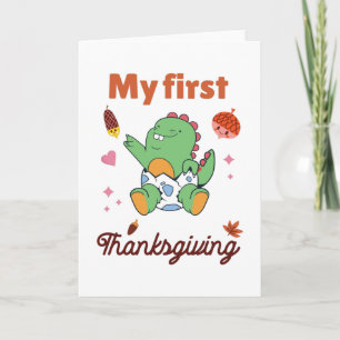 My first Thanksgiving Card