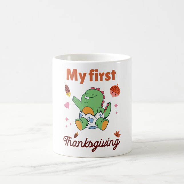 My first Thanksgiving Coffee Mug (Center)