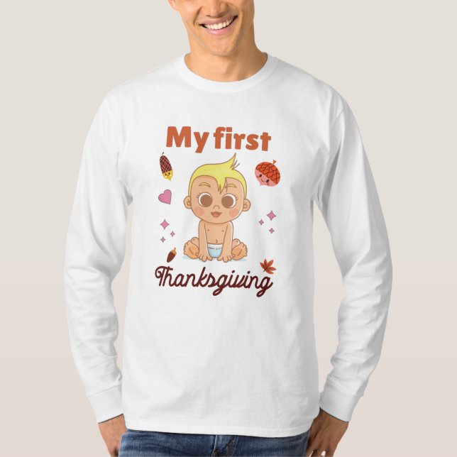 My first Thanksgiving T-Shirt (Front)