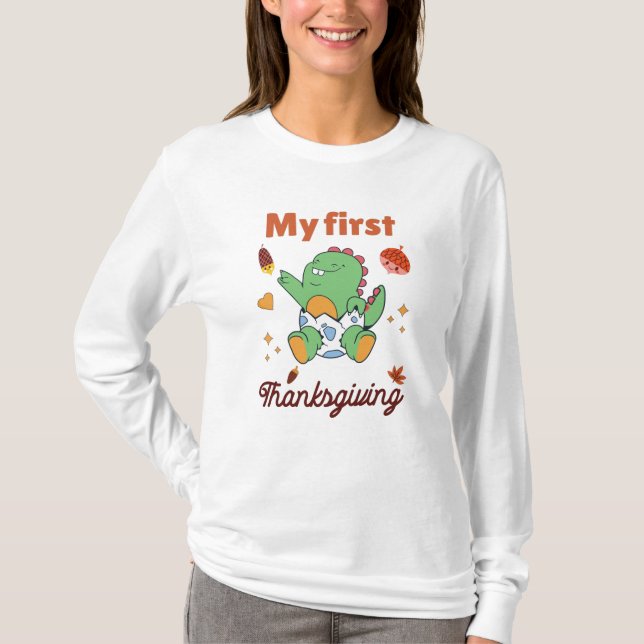 My first Thanksgiving T-Shirt (Front)