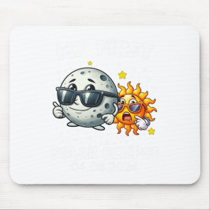 My First Total Solar Eclipse April 8 2024 Toddler Mouse Pad