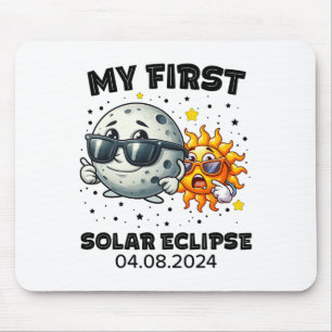 My First Total Solar Eclipse April 8 2024 Toddler  Mouse Pad