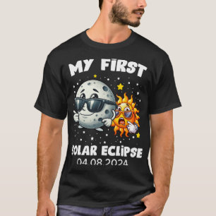 My First Total Solar Eclipse April 8 2024 Toddler T-Shirt
