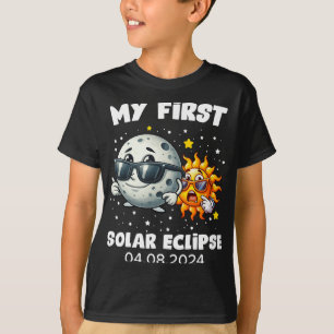 My First Total Solar Eclipse April 8 2024 Toddler  T-Shirt