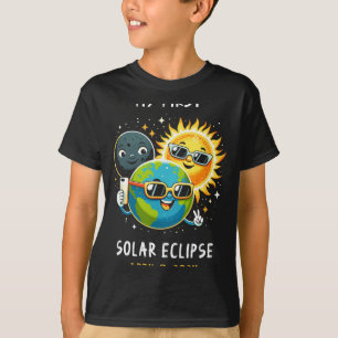 My First Total Solar Eclipse April 8th 2024 Toddle T-Shirt