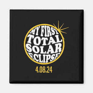 My First Total Solar Eclipse April 8th Toddler Kid Magnet