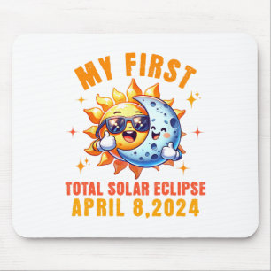 My First Total Solar Eclipse April 8th Toddler Kid Mouse Pad