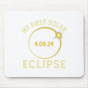My First Total Solar Eclipse April 8th Toddler Kid Mouse Pad