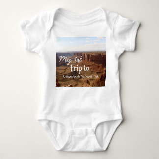 My first trip to Canyonlands Baby Bodysuit