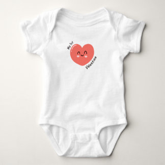 My First Valentine's Day 2026  Baby Bodysuit