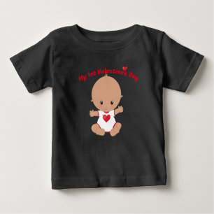 My First Valentines Day Baby T-Shirt