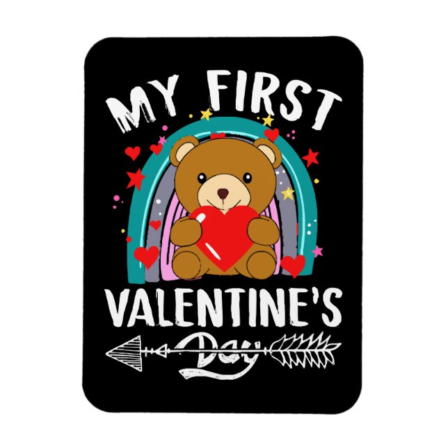 my first valentine's day magnet (Vertical)