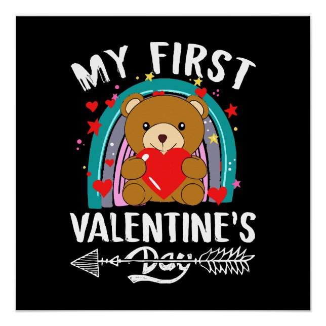 my first valentine's day poster (Front)
