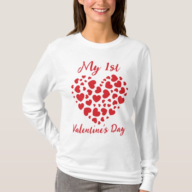 My First Valentine's Day T-Shirt (Front)