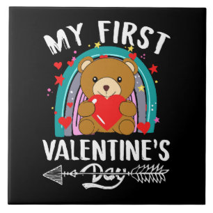 my first valentine's day tile