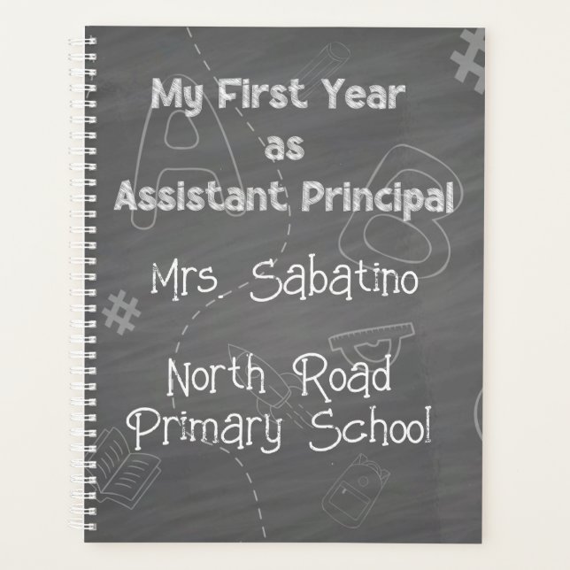 My first year as assistant principal personalised planner (Front)
