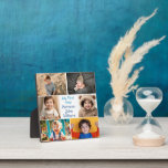 My First Year Baby Boy Photo Collage Cute Gift Plaque<br><div class="desc">This cute baby's 1st year photo plaque features a 6 photograph collage of your little boy. My First Year in beautiful blue script above your child's name for a great commemorative gift for parents and grandparents.</div>