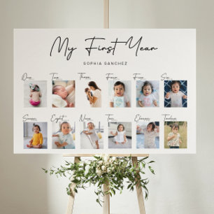 My First Year Photo Collage