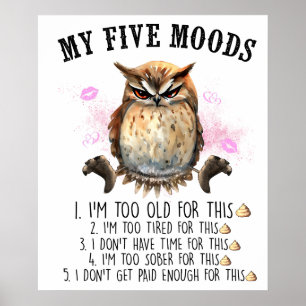 My Five Moods Poster