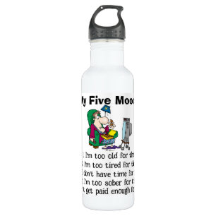  My Five Moods Water Bottle