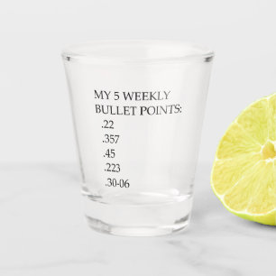My five weekly bullet points - double on the irony shot glass
