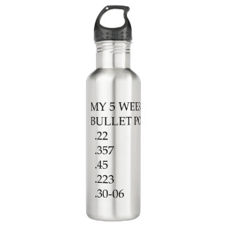 My five weekly bullet points make me want to drink 710 ml water bottle