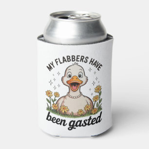 My Flabbers Have Been Gasted Goose Sarcastic Humou Can Cooler