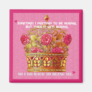 My Floral Crown Magnet